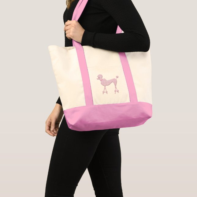 Pink Poodle Tote (Front (Product))