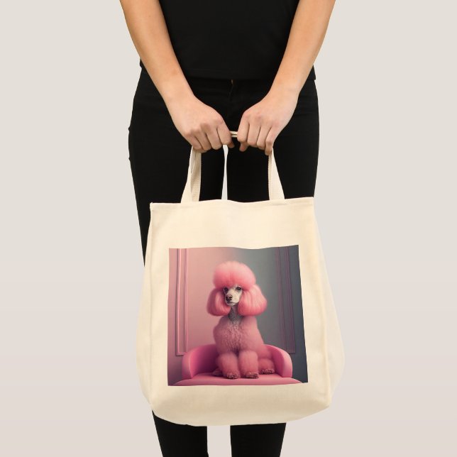 PINK POODLE TOTE BAG (Front (Product))