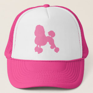 PINK POODLE TRUCKER HAT
