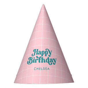 Pink Pool Party Birthday Hat