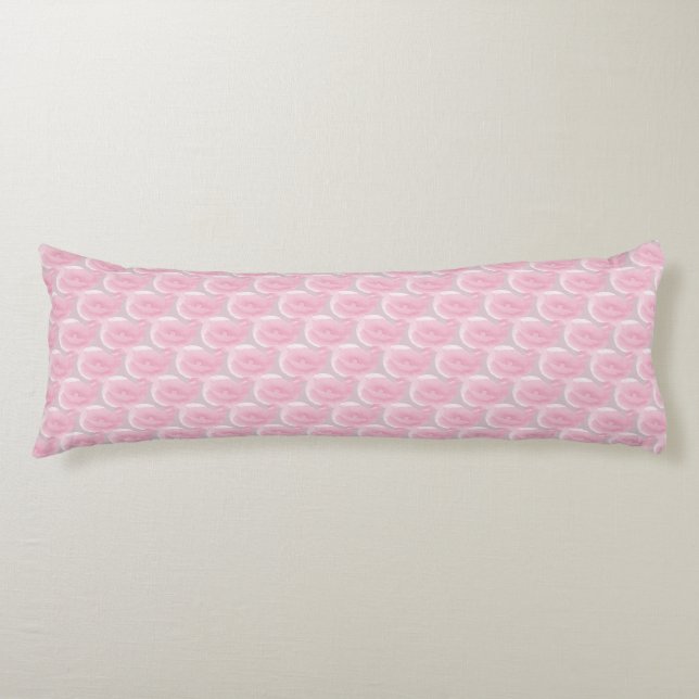 pink poppies. body cushion (Front)