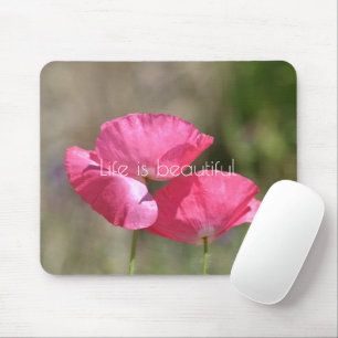 Pink Poppies Mouse Pad