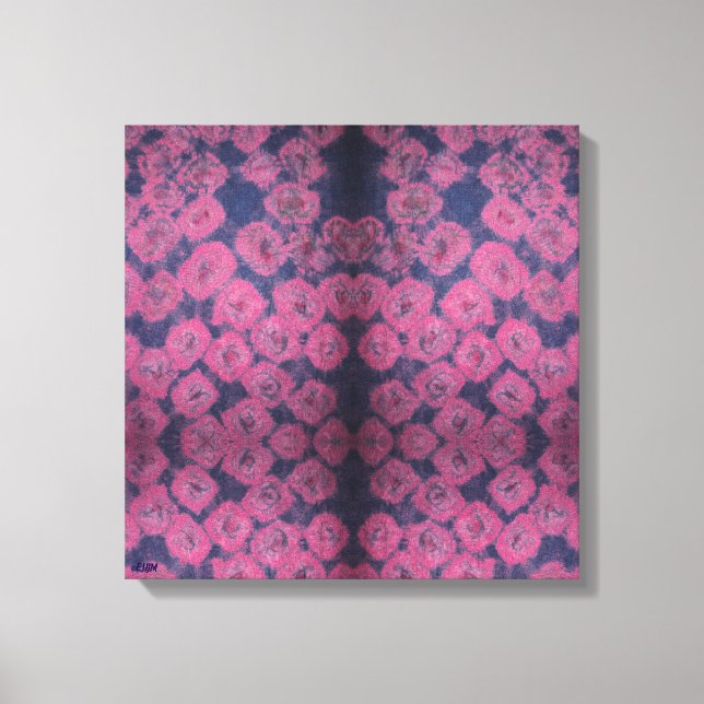 Pink Poppies Stretched Canvas Print (Front)