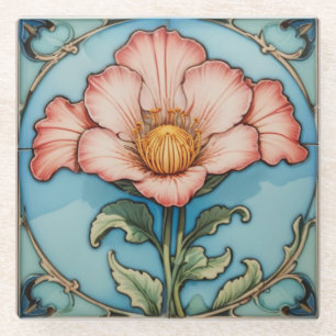 Pink Poppy Coaster