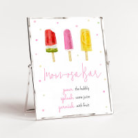Pink Popsicle Baby Shower Mum Osa Bar