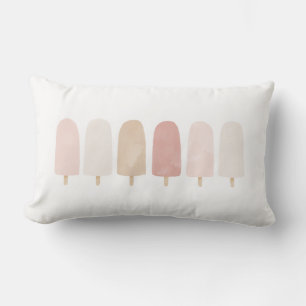 Pink Popsicles Girls Room Decor Throw Pillow