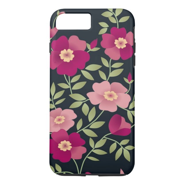 Pink Posies Case-Mate iPhone Case (Back)