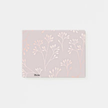 pink post it notes