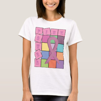 Pink Power Breast Cancer Awareness Ribbon Shirt