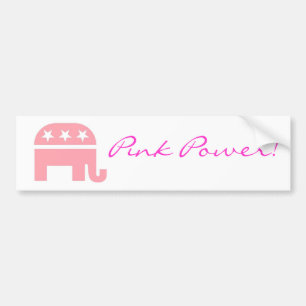 Pink Power Bumper Sticker