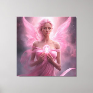 Pink - Premium Wrapped Canvas (Gloss)