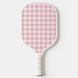 Pink Preppy Gingham Pickle Ball Pickleball Paddle