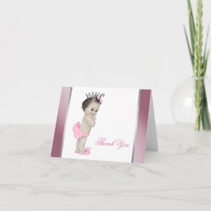 Pink Princess Baby Girl Thank You