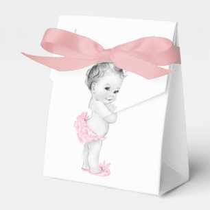Pink Princess Baby Shower Favour Boxes
