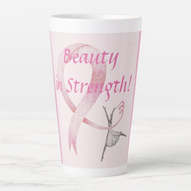 Pink Princess Collection Ladies Latte Mug (Front)