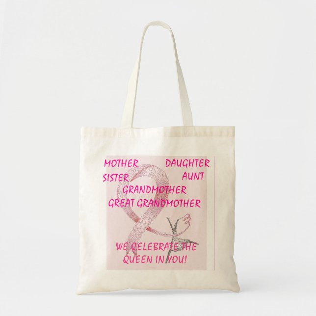 PINK PRINCESS COLLECTION TOTE BAG (Front)