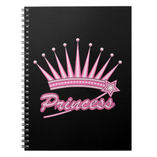 Pink Princess Crown Notebook