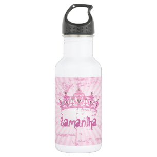 Pink Princess Crown Tiara 32. oz. 532 Ml Water Bottle