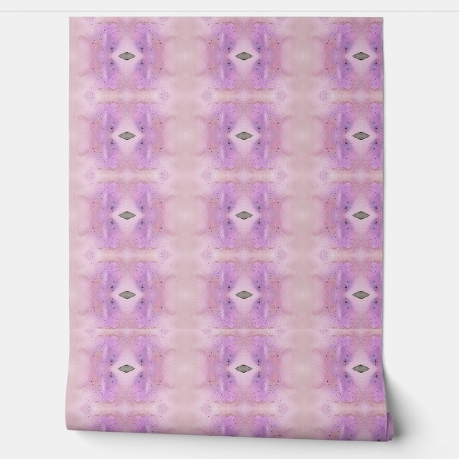 Pink Princess Cut Diamond Wallpaper (Unrolling)