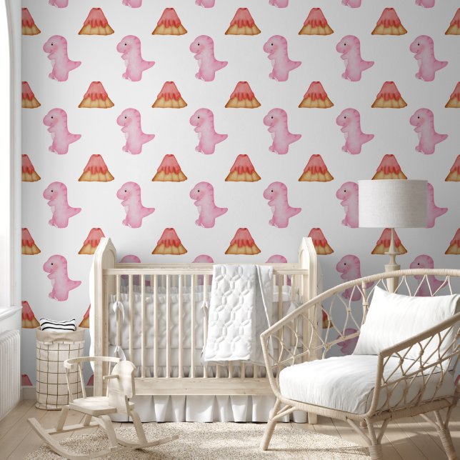 Pink Princess Dinosaur Wallpaper (Kids)