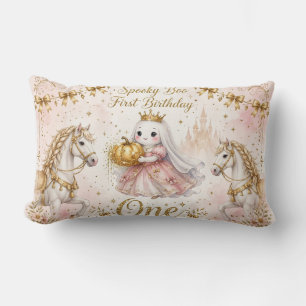 Pink Princess Ghost Horse Nursery Pillow