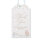 Pink Princess Girl Birthday Party Gift Tags