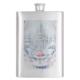 Pink Princess Hip Flask