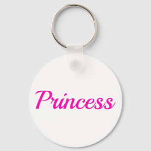 Pink Princess Key Ring