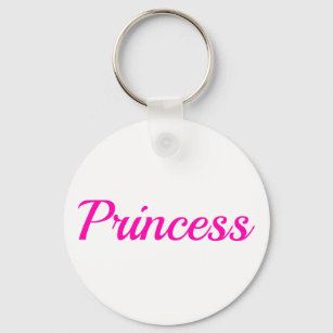 Pink Princess Key Ring