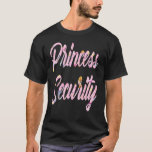 Pink Princess Security Big Brother Birthday Announ T-Shirt<br><div class="desc">Pink Princess Security Big Brother Birthday Announcement.</div>
