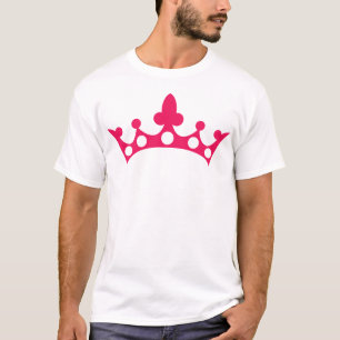 Pink Princess Tiara T-Shirt