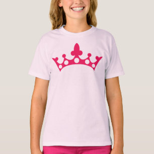 Pink Princess Tiara T-Shirt