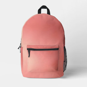 Pink Printed Backpack