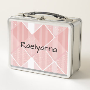 Pink Prism Customised Metal Lunch Box