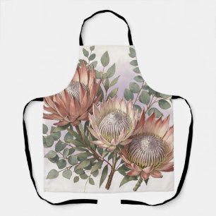 Pink Protea Eucalyptus Botanical Arrangement  Apron