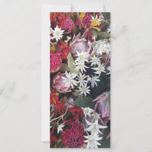 Pink Protea Flower All Purpose Card