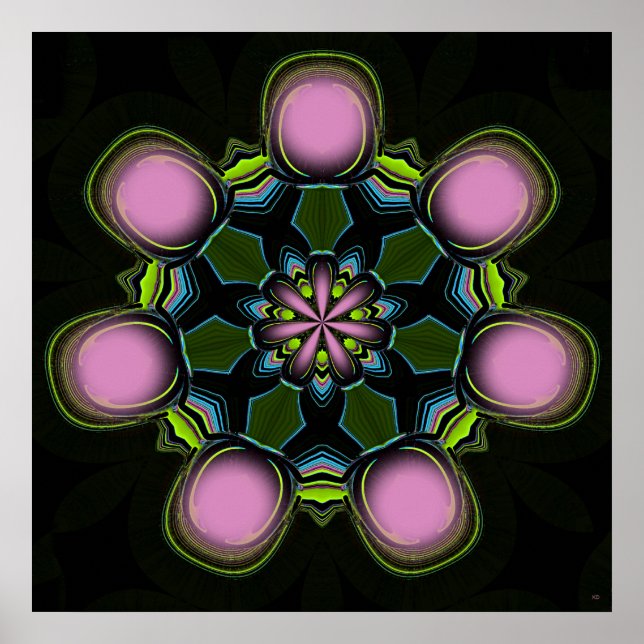 Pink Pulsar Poster (Front)