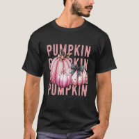 Pink Pumpkin Season Polka Dot Bow Coquette Autumn