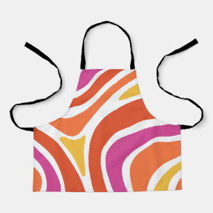 Pink Purple Abstract Pastel Peaceful Psychedelic  Apron