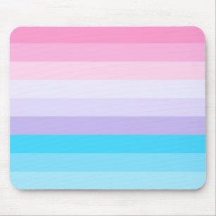 Pink, Purple, and Blue Ombre Mouse Pad