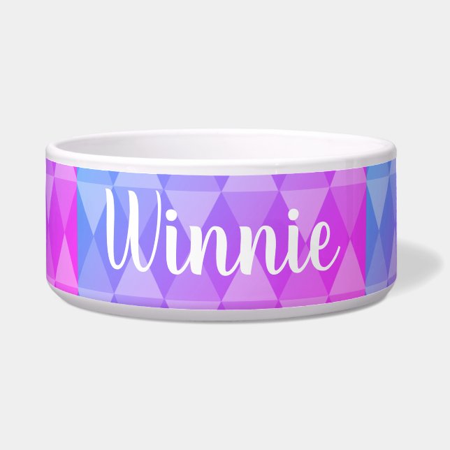 Pink, Purple, Blue Diamond Pattern (Front)