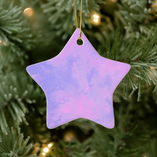 Pink Purple  Ceramic Decoration (Tree)