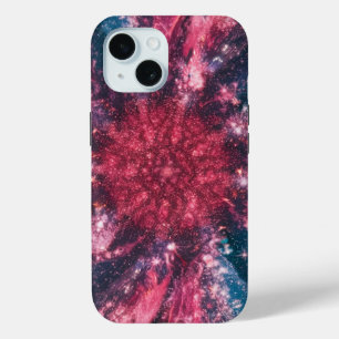 Pink Purple Chic Art iPhone 15 Case