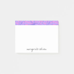 Pink & Purple Florals Design Post-it Notes