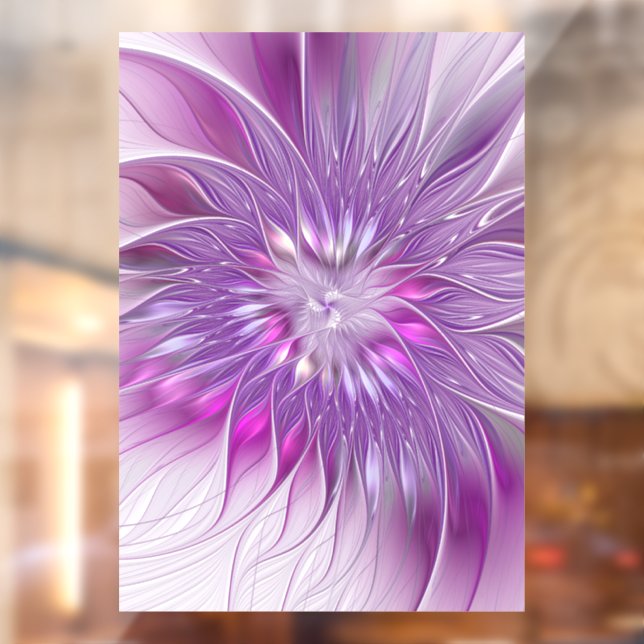 Pink Purple Flower Passion Abstract Fractal Art (Sheet 2)