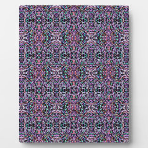 Pink Purple Geometric Plaque