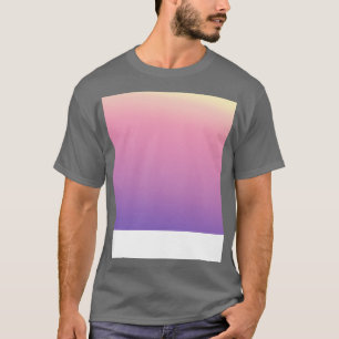 Pink Purple Gradient Pattern Fade T-Shirt