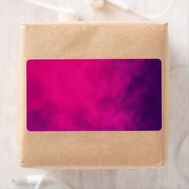 Pink Purple Gradient Shipping Labels – Customise (Insitu)