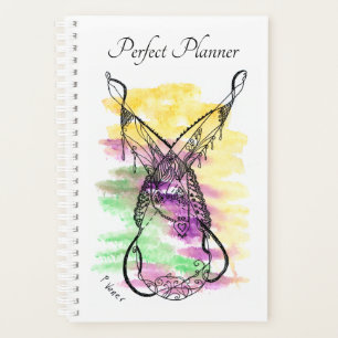 Pink Purple Green Fantasy Necklace Planner