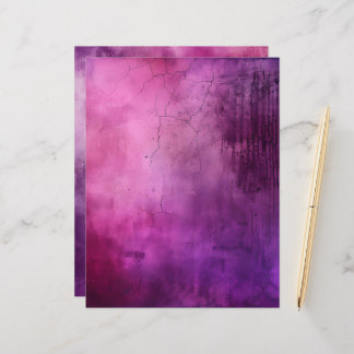 Pink & Purple Grungy Background Scrapbook Paper